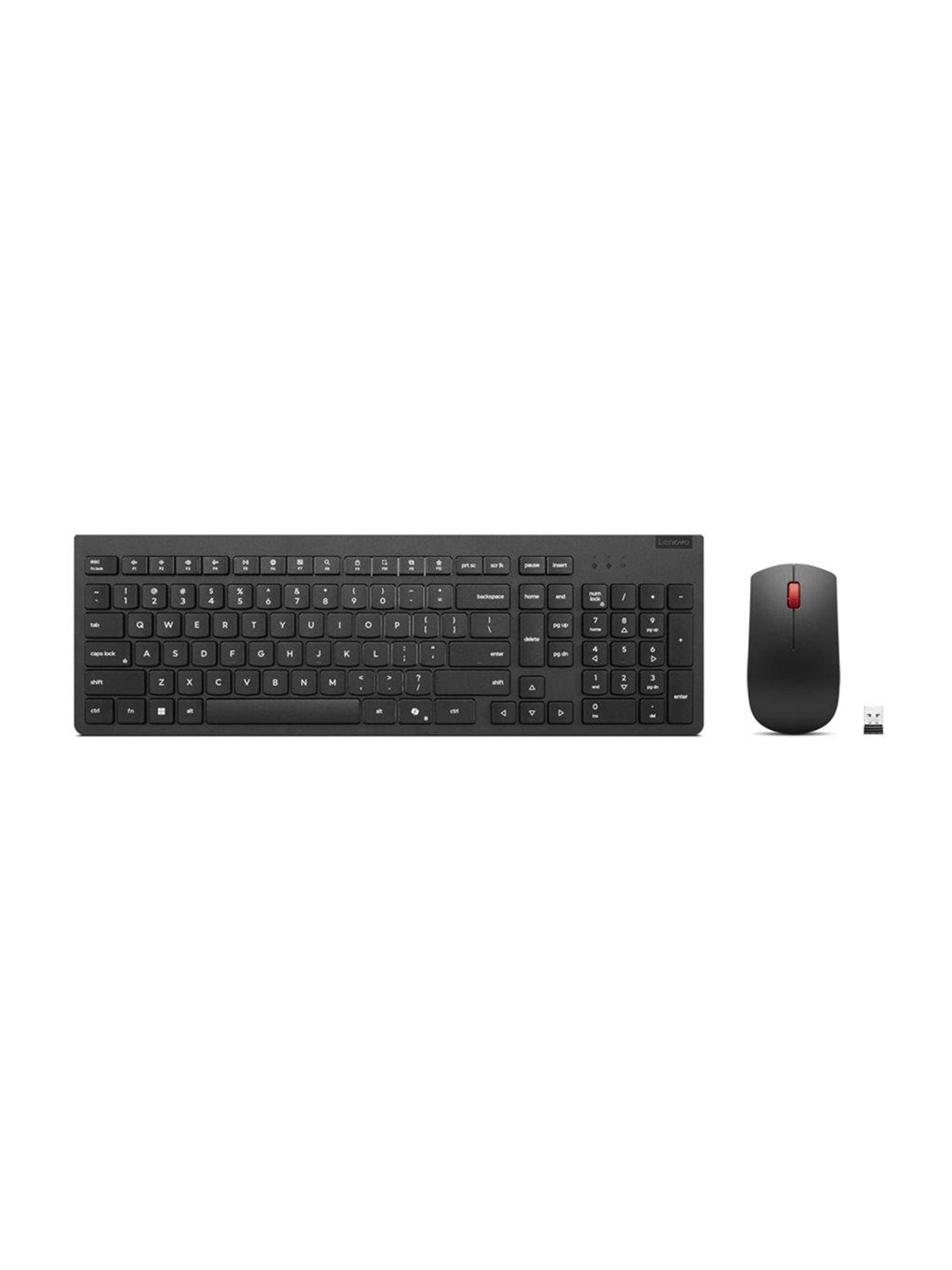 Lenovo Essential Wireless Combo Gen 2 - Tastatur & Maus Set - Nordic ISO - Schwarz