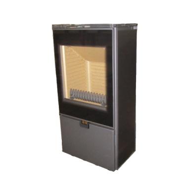 THORMAVYROBA Kaminofen CREMONA schwarz H/B/T: 1020/510/355 mm 08055662