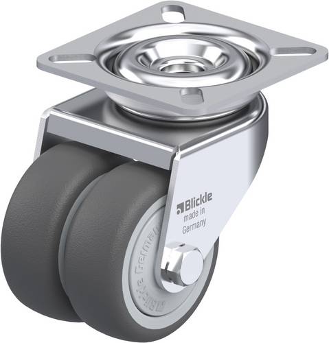 Blickle 757033 LDA-PATH 50KF Doppel-Lenkrolle Rad-Durchmesser: 50mm Tragfähigkeit (max.): 80kg 1St.