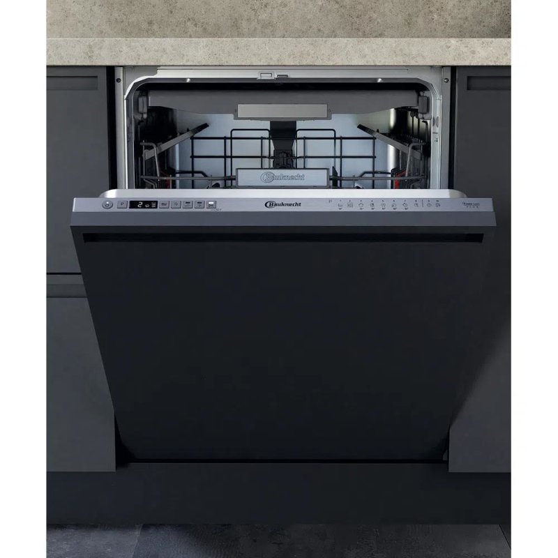 Bauknecht vollintegrierter Geschirrspüler: 60 cm, Farbe Edelstahl - BCIO 3T133 PFETC