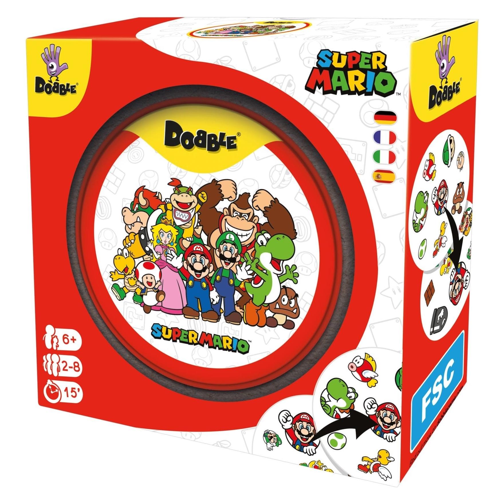 Zygomatic Asmodee Dobble Super Mario (Deutsch, 2 - 8 Spieler) (ZYGD0018)
