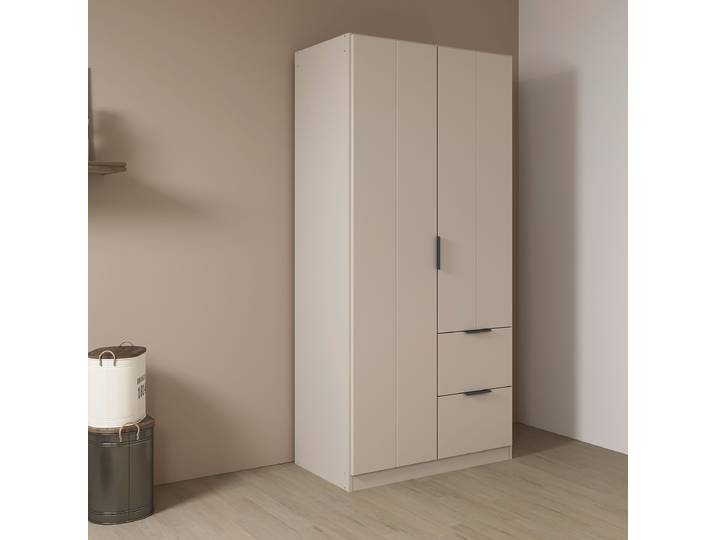 Armoire à portes battantes Ella 91cm Beige/Cachemire