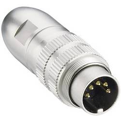 Lumberg 0332 07-1 DIN-Rundsteckverbinder Stecker, gerade Polzahl: 7 Silber 1 St.
