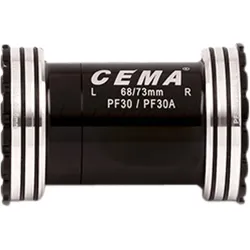 CEMA Innenlager PF30 für PRAXIS M30 W: 68/73 x ID: 46 mm Keramik - schwarz, Interlock