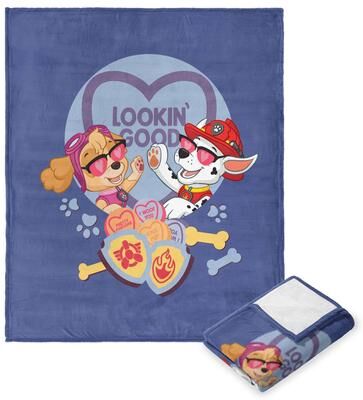 Northwest Nickelodeon Paw Patrol Looking Good Silk Touch Throw Blanket
