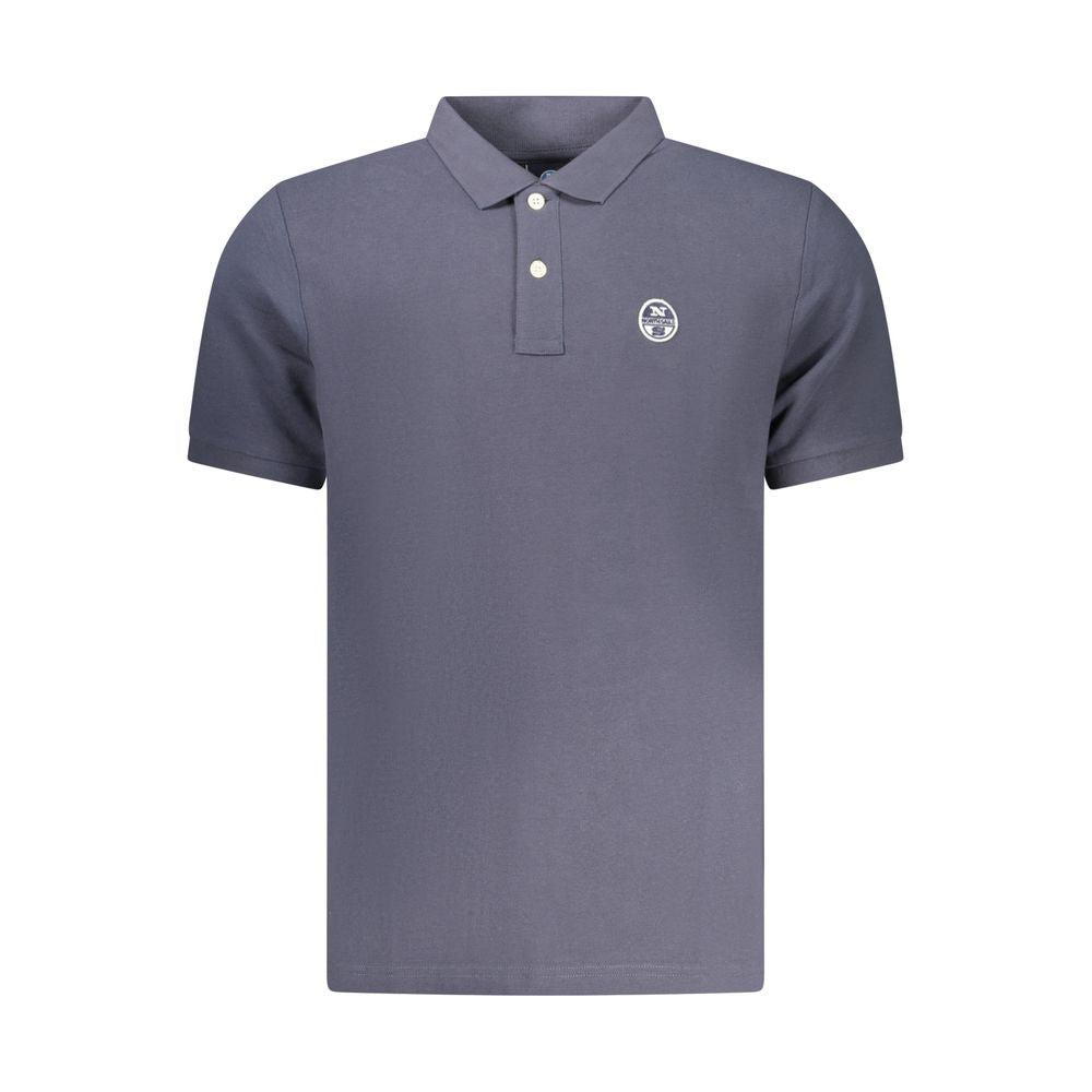 North Sails Blauwe Katoenen Heren Polo