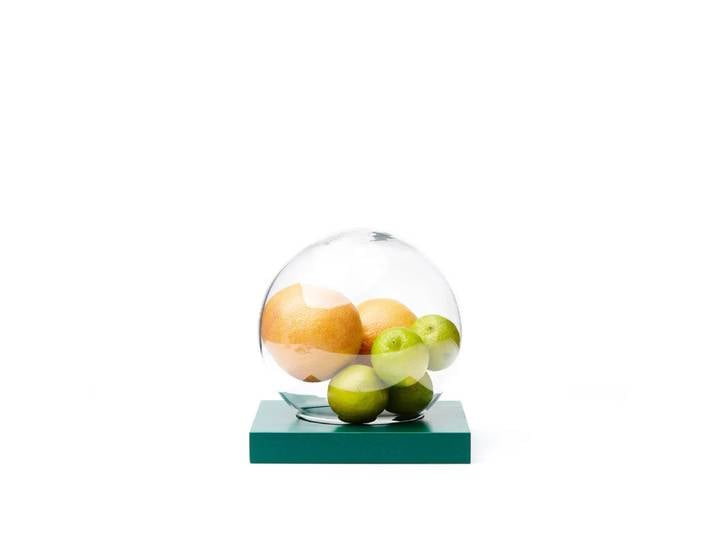 A2 Décoration Space chêne lasuré vert, verre