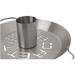 Boretti - BBQ gevogeltestomer - barbecue stomer - rvs - grillpan (BBA84), Zubehör Kochgeschirr, Grau