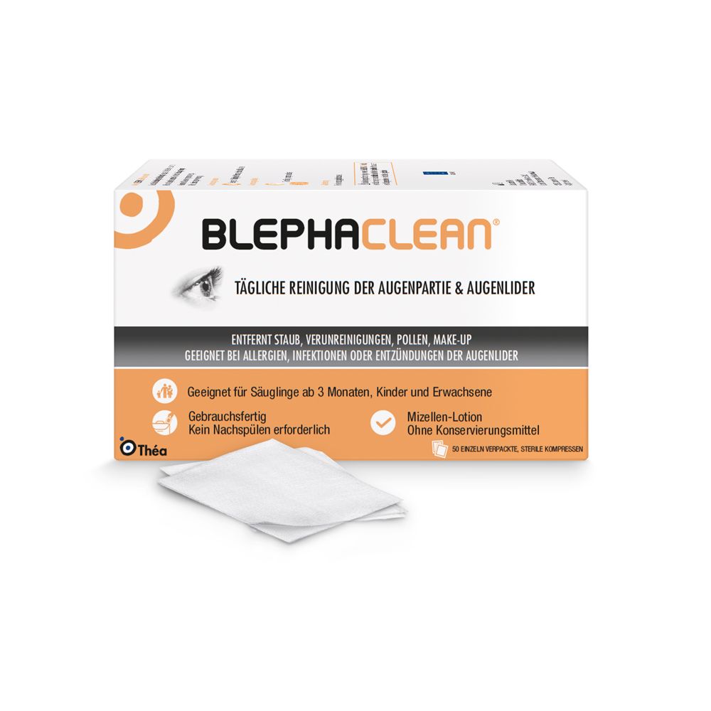 Blephaclean Kompressen sterile 50 St