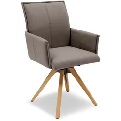 Boegner Stuhl Passau Stoff Grau Taupe