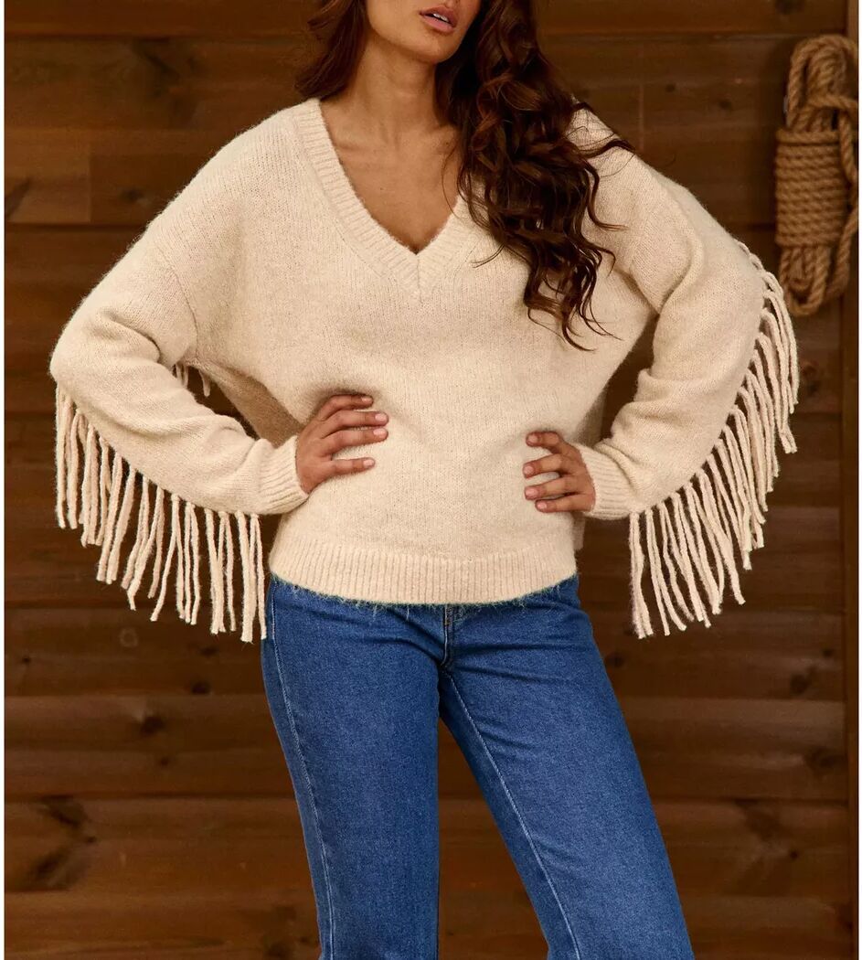 La Petite Etoile - Pullover, für Damen, Beige, Größe S