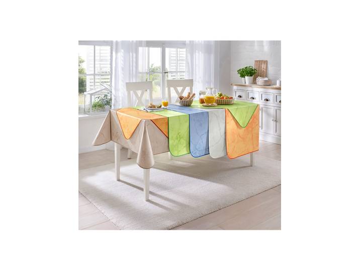 Tischdecke Gr. 1, orange (terrakotta), B:80cm L:80cm, Tischdecken, Tischdecke