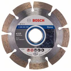 Bosch Accessories 2608602597 Bosch Power Tools Diamanttrennscheibe Durchmesser 115 mm Bohrungs-Ø 22.23 mm Stein 1 St.