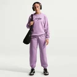 NIKE Sportswear Studio Fleece Oversize Crew Neck Sweatshirt Mädchen 589 - violet star M (137-146 cm)