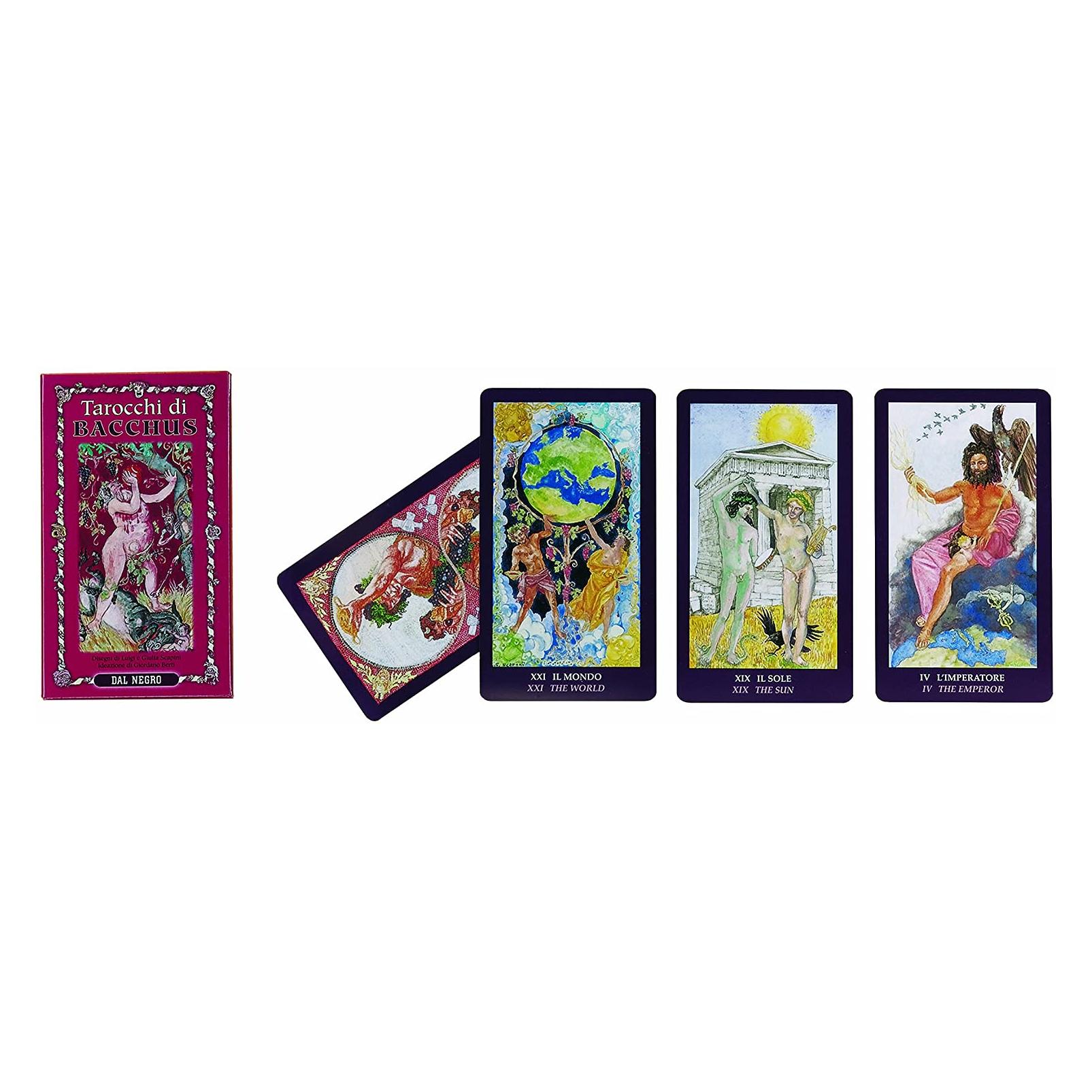 Dal Negro Tarot Format Cards - Tarot of Bacchus (Englisch, Italienisch) (36932131)