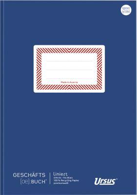 Ursus® Ö-Geschäftsbuch, DIN A4, 144 Bl. 9mm liniert
