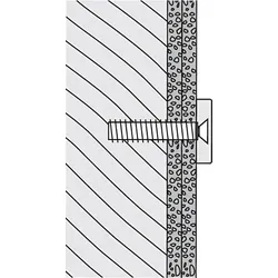 Hewi 801/805 Befestigung 3635899 reinweiß, Hartholz, für Vormontage