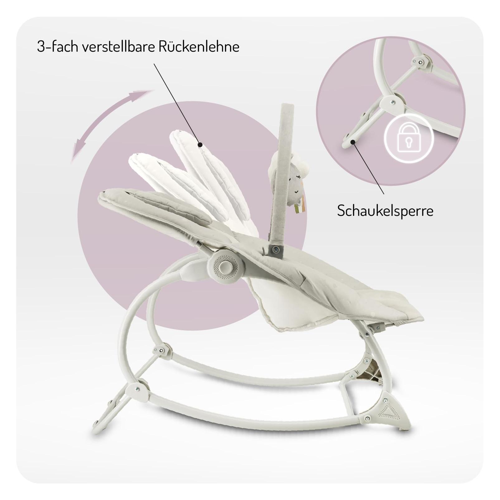 Momi Lapis Wippe für Babys, bis 12 (BULE00045)