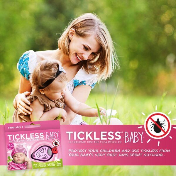 Tickless Baby/kid Flåtbeskyttelse, Pink