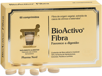 Bioactivo Suplemento Favorece a Digestão Fibra 60 comprimidos