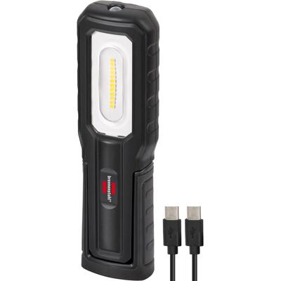 BRENNENSTUHL Handleuchte "LED Akku Handleuchte HL 701 A, IP54, 700+100lm", schwarz, Mobilleuchten