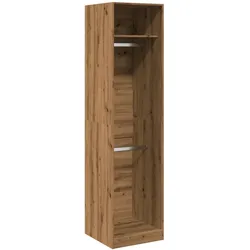 vidaXL Kleiderschrank Artisan-Eiche 50x50x200 cm Holzwerkstoff