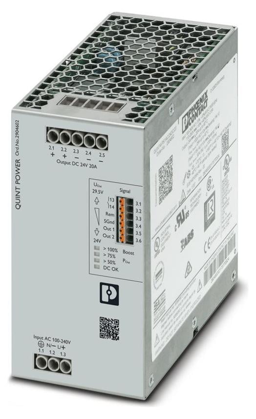 Phoenix Contact QUINT4-PS/1AC/24DC/20 Voeding 2904602