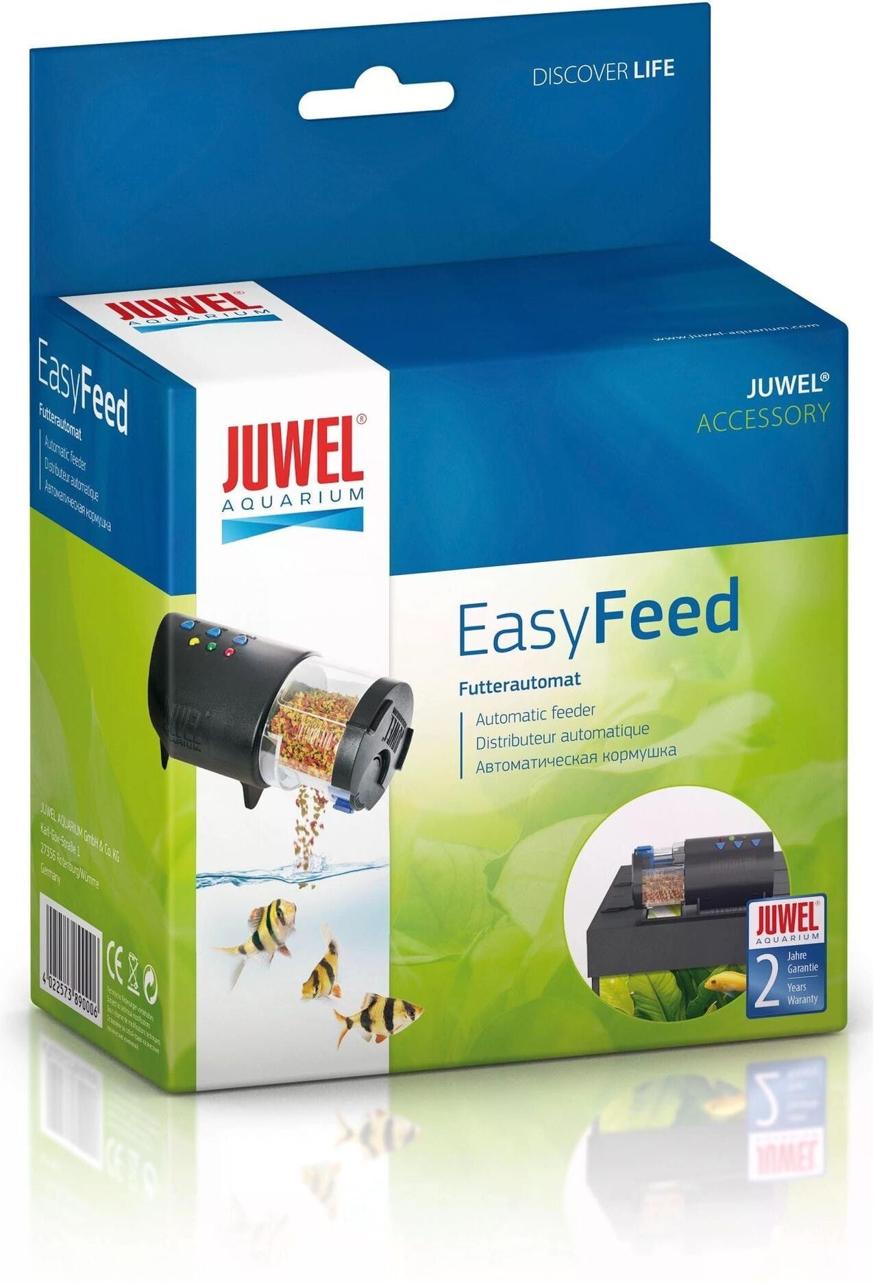 Futterautomat JUWEL "Easy Feed", schwarz (bunt), Futterautomaten, Futterautomat bunt Einheitsgröße