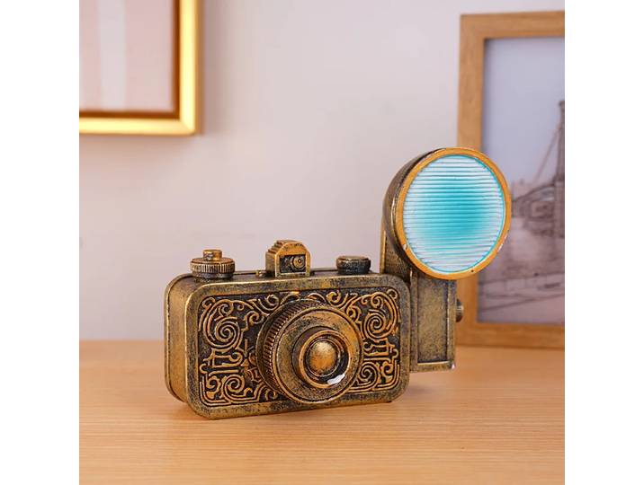 Figurines en résine Vintage: ensemble de Gramophone avec caméra phonographe rétro, décoration de maison, modèle Miniature de Style campagnard