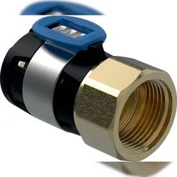 Geberit Übergang FlowFit mit IG DN12/10 16mm, Rp 3/8