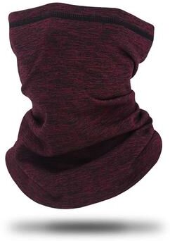 Inspire Select KoKossi Windproof Polar Fleece Neck Gaiter Winter Cycling Face Mask & Thermal Neck Warmer wine Red