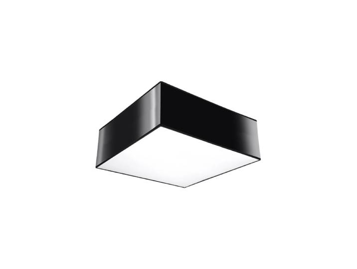 Design Deckenlampe „Horus“ Ø 25 cm Schwarz Sollux Lighting