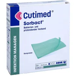 Cutimed Sorb Kompr 4x6 cm