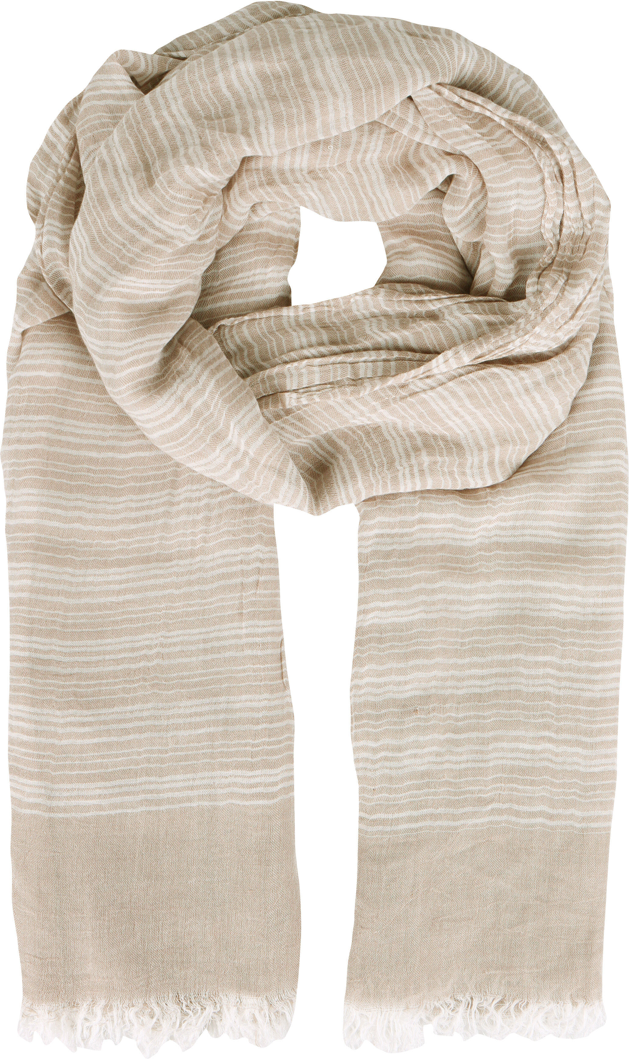 Modeschal CAPELLI NEW YORK, Damen, beige combo, Obermaterial: 100% Polyester, Modetücher Modeschal beige combo Einheitsgröße