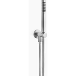 Dornbracht Schlauchbrausegarnitur mit integriertem Brausehalter, Durchfluss 15 l/min, 27802660-93, Farbe: Chrom gebürstet