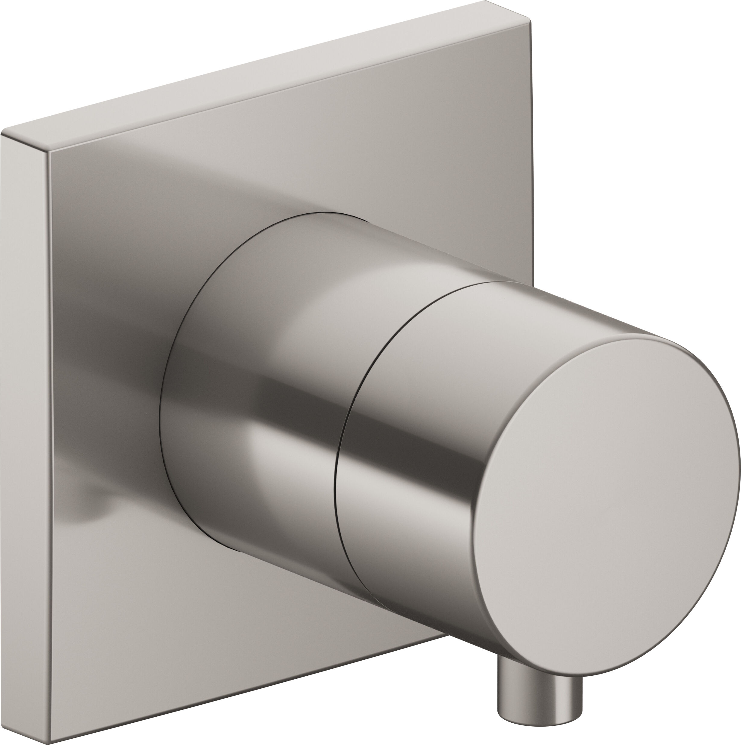 Keuco set de finition 59541051002 nickel brossé, Comfort Select , poignée match0, carré