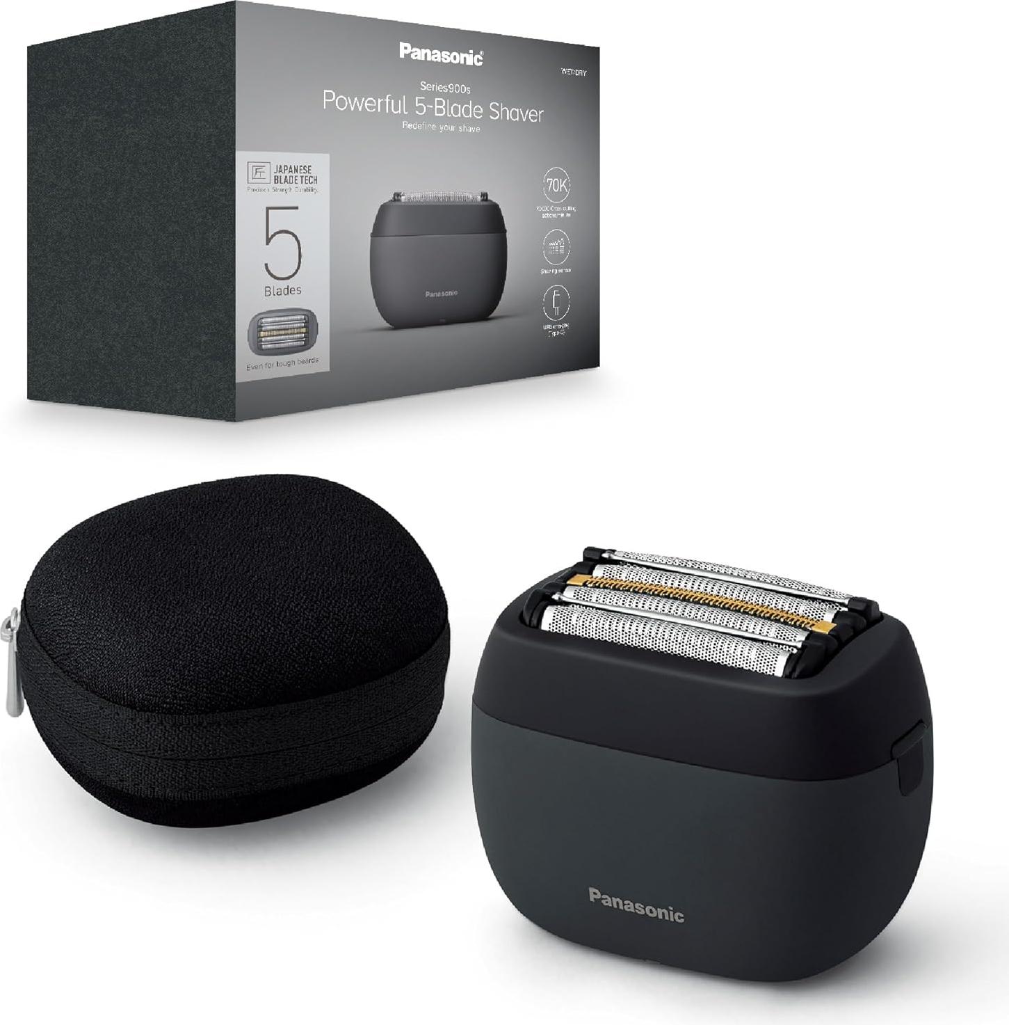 Panasonic ES-PV3B, Schwarz, Edelstahl, Ladend, Akku, Lithium-Ion (Li-Ion), Integrierte Batterie
