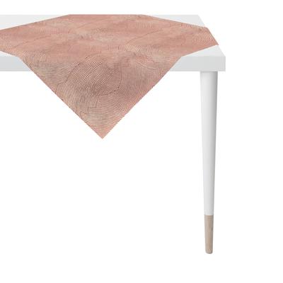 Mitteldecke APELT "5470", bordeaux, B:85cm L:85cm, Baumwolle, Polyester, Tischdecken, Mitteldecke, grafische Linen / Uni