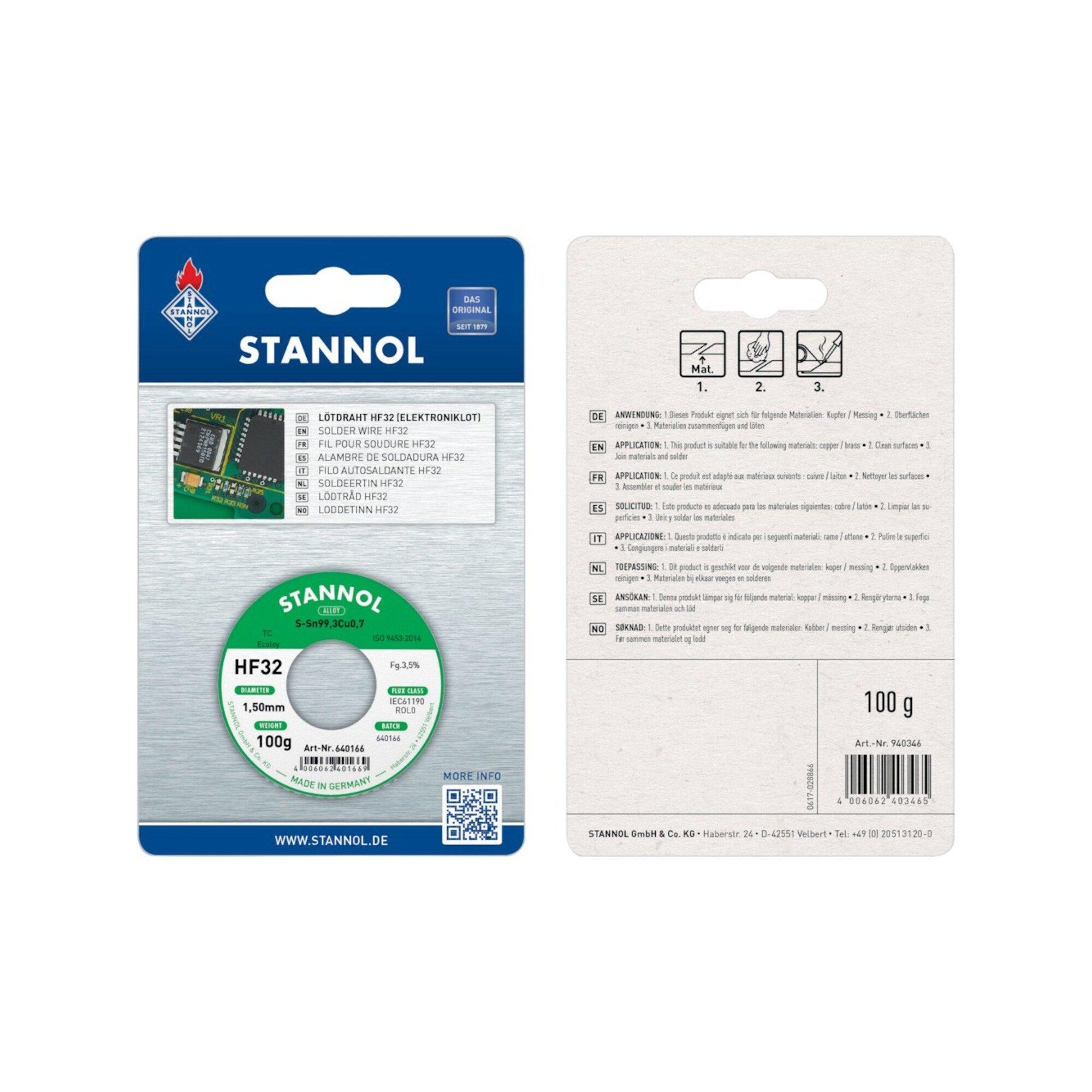 STANNOL Elektroniklot Nr.940346SB 100 g)