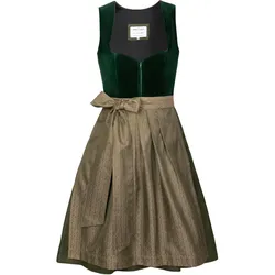 Midi Dirndl Livia Samt Grün