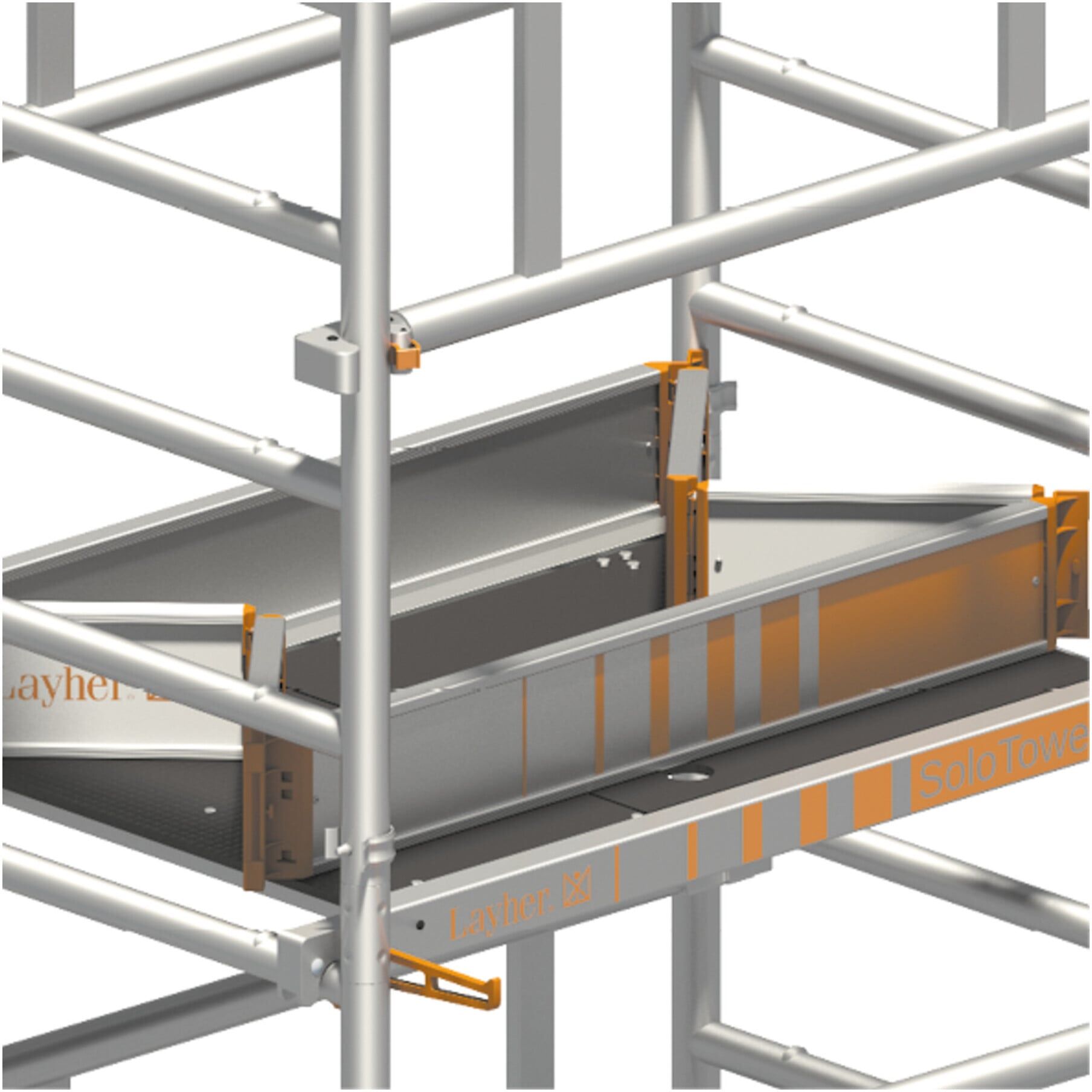 Layher Fahrgerüst SoloTower 2,15 m Arbeitshöhe 4,15 m (1600102)