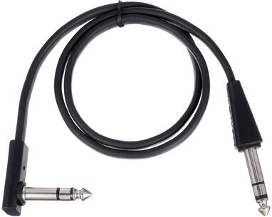 Rockboard Flat TRS Cable 60 cm Schwarz