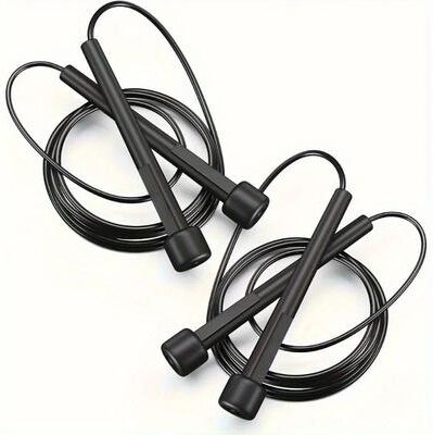 Clever Finds Adjustable Speed Jump Rope For Fitness Cardio Cross Training And Gym Workoutss 2pcs