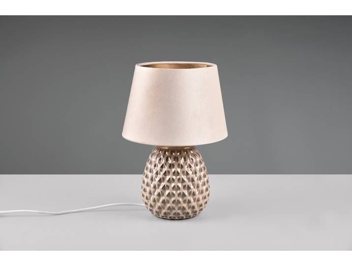 Trio - Tischlampe ARIANA - Beige - 24x24x35 cm