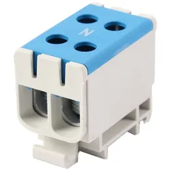 Hauptleitungsklemme Anschlussklemme ETB 50/1x2 Al/Cu Universalklemme elektroinstallation 4 Löcher Elektro Becov UK2050.12