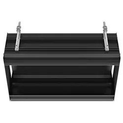 Gessi lineares Deckeneinbau-System, Grundkörper L = 670 mm für max. 3 Module mit SHIFT-Fix-Installation., 61006299
