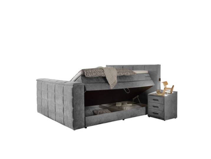 Trendstore Benni Boxspringbett mit Motor, TV-Halterung und Bettk