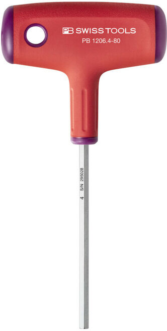 PB Swiss Tools Tournevis à manche transversal 4x80mm (PB 1206.4-80)