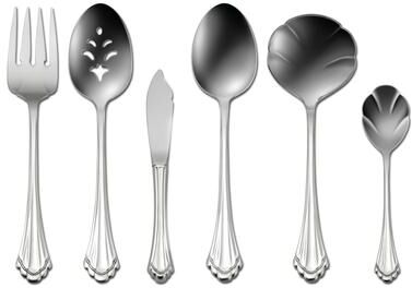Oneida Marquette 6 Piece Fine Flatware Serving Set
