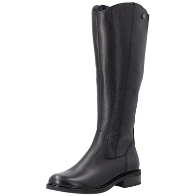 Stiefel REMONTE "Remonte Stiefel Glattleder", Damen, Gr. 39, schwarz, Glattleder, Schuhe Stiefel